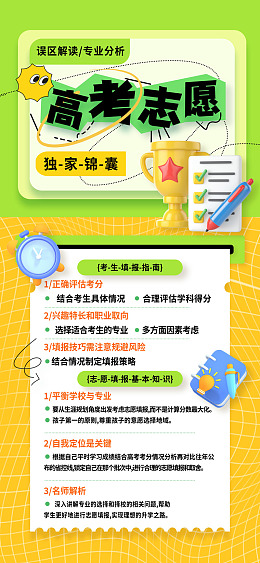 志愿填报状元榜冲刺高考高考必胜