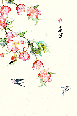 初春海报春分节气
