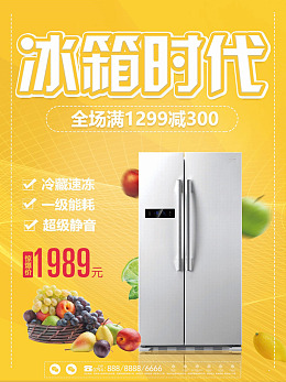 夏季冰箱设计冰柜促销