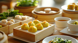 中式早茶点心拼盘