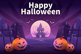 万圣节之夜的恐怖庆典