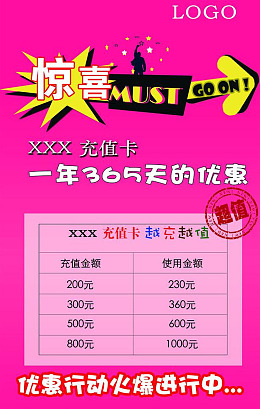 促销充值优惠优惠海报优惠