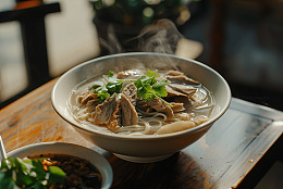 一碗手抓羊肉面