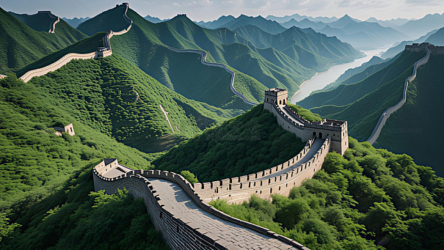 大好山水长城俯瞰