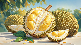 新鲜榴莲水果