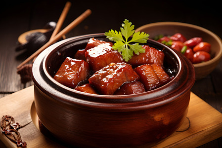 红烧肉美食摄影
