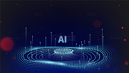 未来科技感AI圆形舞台