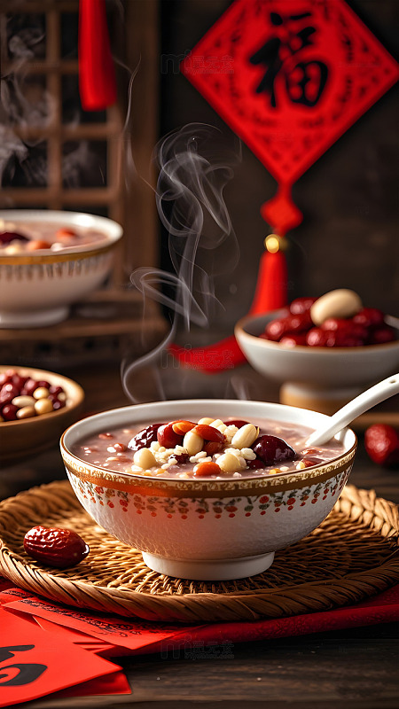 腊八节美食AI摄影图
