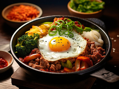 韩式石锅拌饭