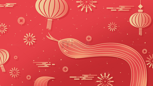 蛇年2025金蛇线条蛇纹海报背景