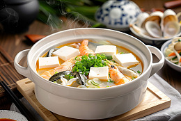 一锅海鲜炖豆腐