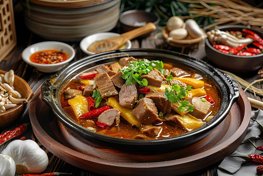 砂锅土豆炖牛肉