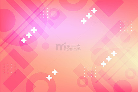 粉橙渐变几何网格背景