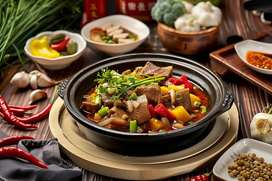 土豆炖牛肉美食