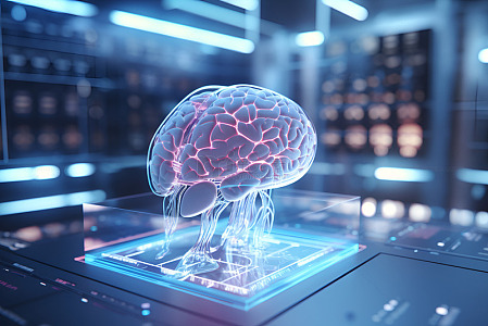 未来科技脑部模型