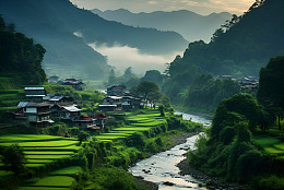 大山里的小乡村