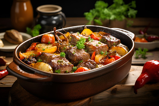 美味的土豆炖牛肉