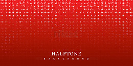红色点阵科技背景