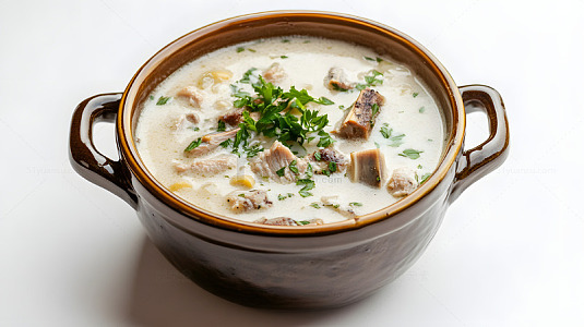 美味的砂锅排骨汤