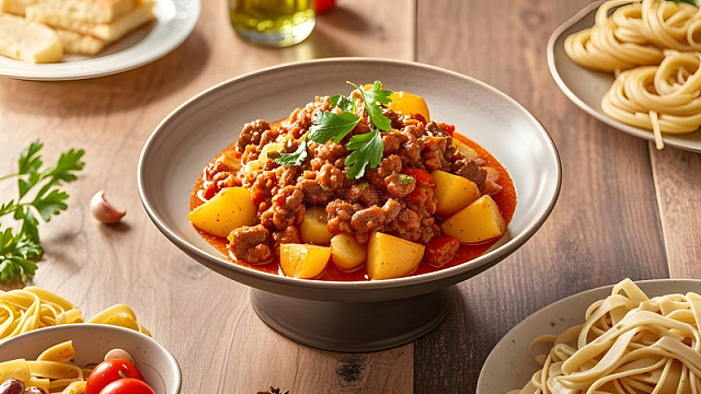 香料慢炖土豆炖牛腩的经典家常菜