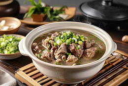 砂锅炖羊肉美食摄影