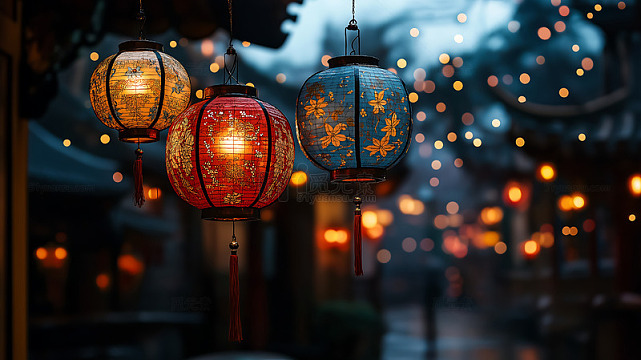 春节喜庆装饰灯笼