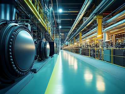 钢铁车间摄影图片