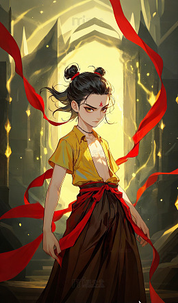 哪吒三太子闹海