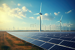 风力发电机和光伏板