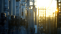 工业区的日出景象