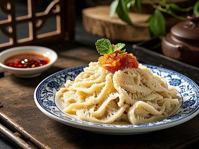 湘菜名菜发丝牛百叶