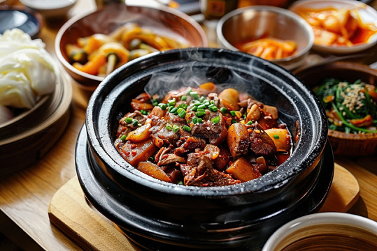 一砂锅土豆炖牛肉