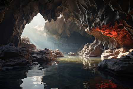 水潭石窟自然美景
