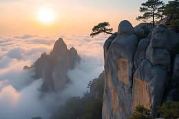 陕西华山风景