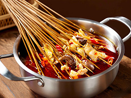 热辣红油钵钵鸡美食摄影