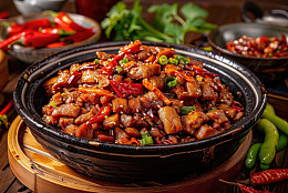 美味的爆炒辣子鸡