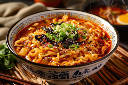 一碗美味的火鸡面泡面