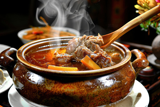 一砂锅炖肉美食