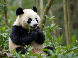 发呆的大熊猫