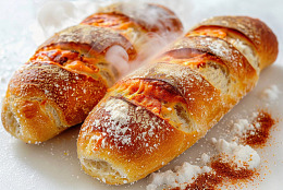 美味的芝士面包