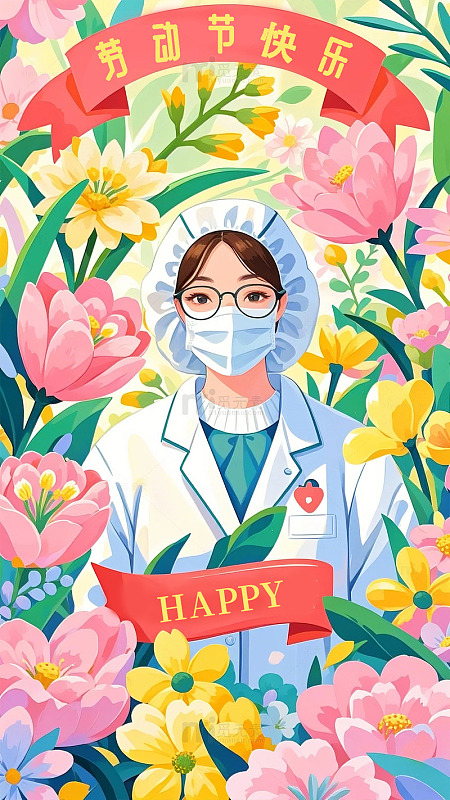 劳动节快乐护士