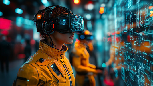 机器人AI助手虚拟现实科技