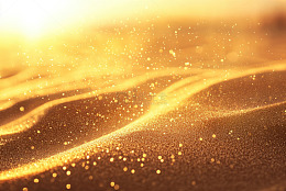 金色粉末颗粒背景