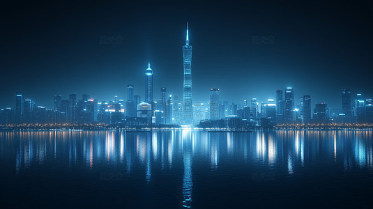 广州塔深蓝夜都魅影