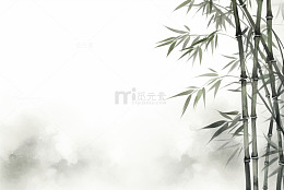 水墨竹子背景