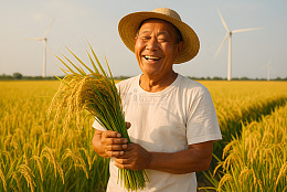 丰收的喜悦农民丰收人物摄影