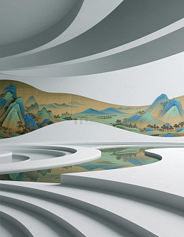 千里江山背景图