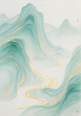 水墨流体青山绿水1