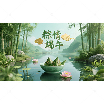 端午主题背景插画