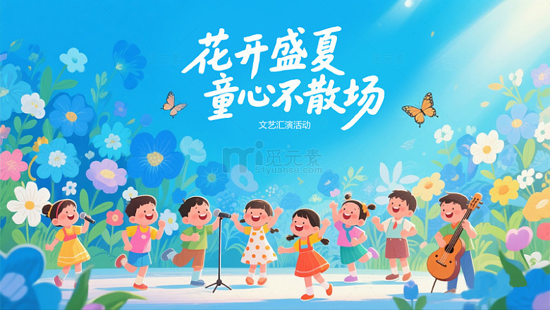 学生幼儿园毕业季海报